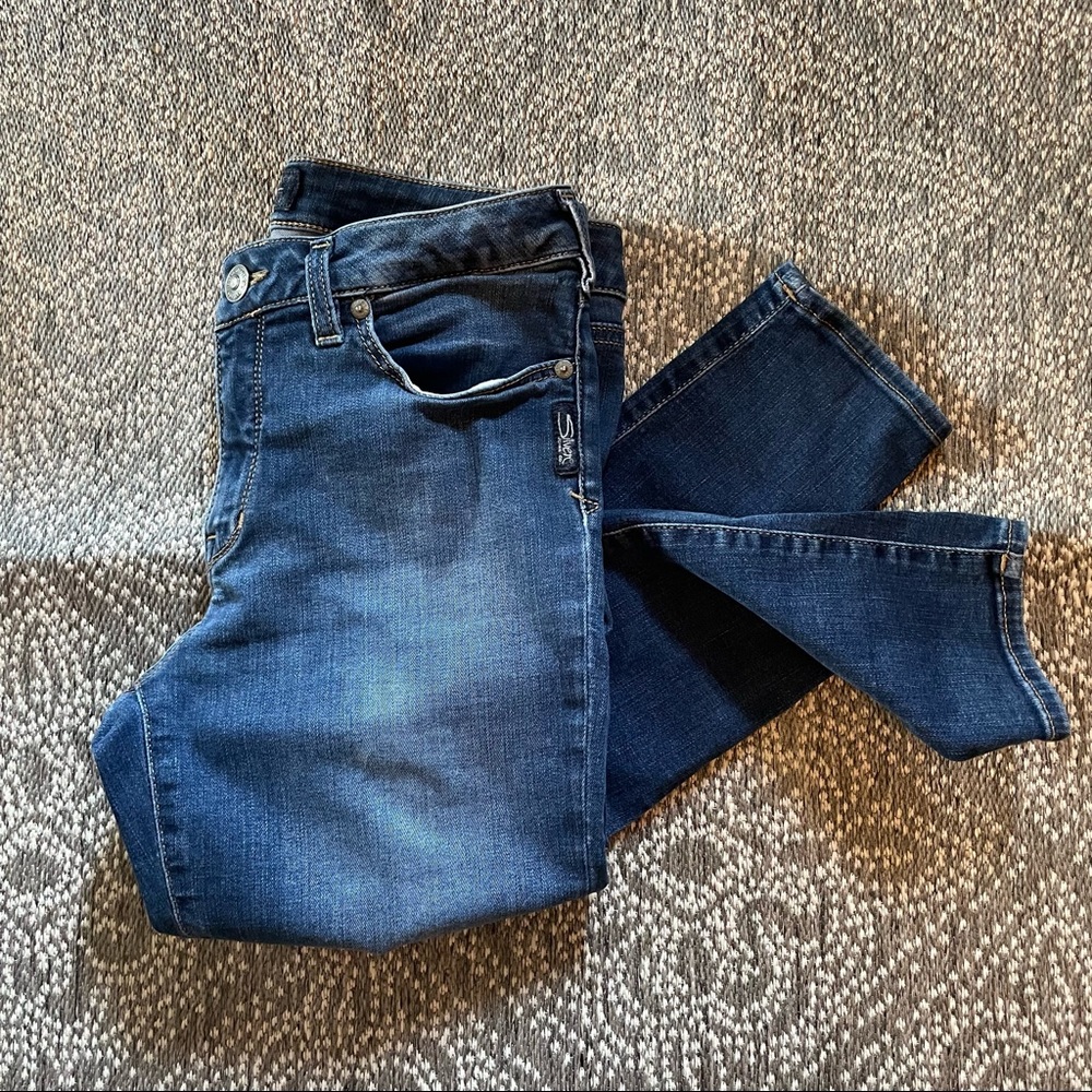 SILVER JEANS Bleecker Skinny Jegging Size 28